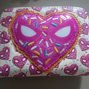 NWT MARVEL SPIDERMAN SPRINKLES HARDTAG LOUNGEFLY WALLET